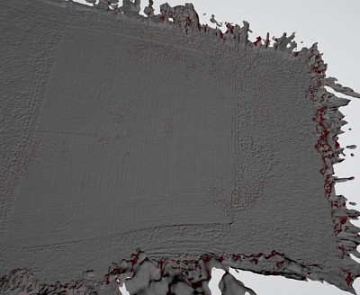 3d Scan von einem Acker/Feld